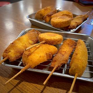 本日の串揚げ5本セット(串揚げじゅらく アメ横店)