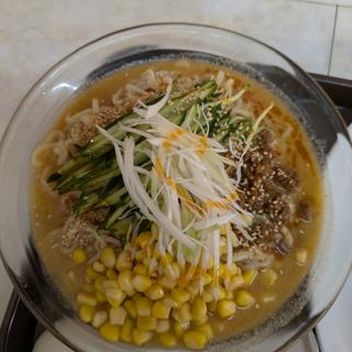 冷やし担々麺(ラーメン味の駅ふらっと)