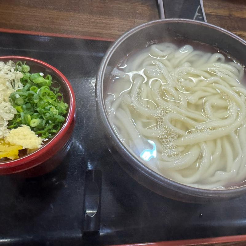 釜揚げうどん(手打ちうどん げん天 （てうちうどん げんてん）)