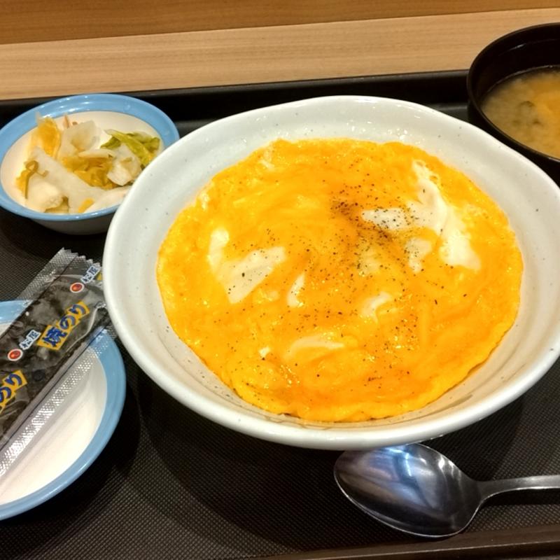とろっとたまご丼(松屋 代々木上原店)