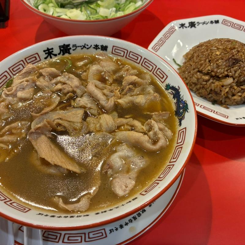 平日ランチ　ラーメンヤキメシ2分の1(末廣ラーメン本舗 天六分店)