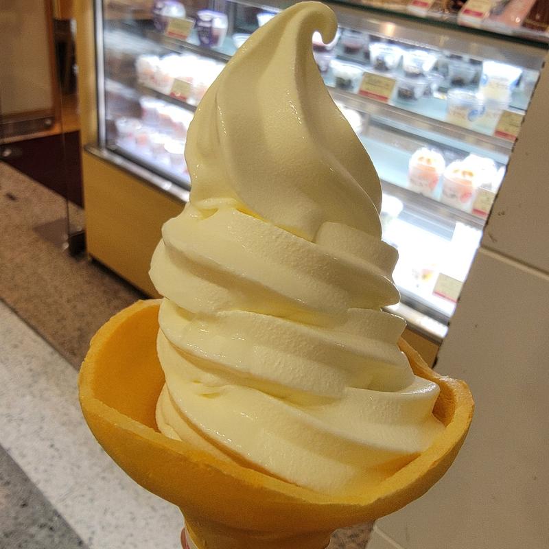 土産ソフトクリーム(あんみつ みはし アトレ上野店)