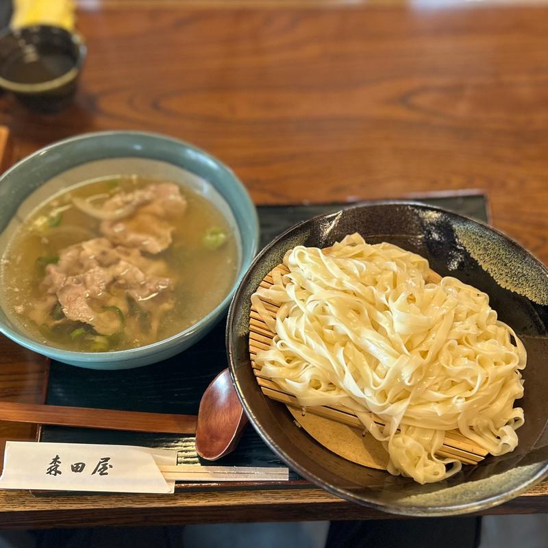 幅六きしめん温返し白つゆ(期間限定)(森田屋)