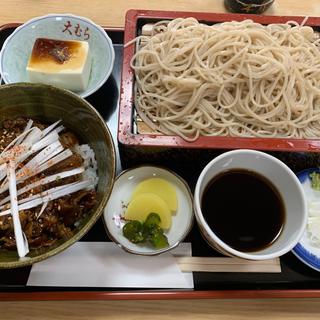 牛カルビ丼もりそばセット
