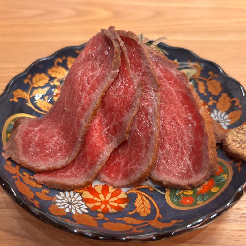 和牛赤身のたたき(和牛小皿 しんうち 虎ノ門ヒルズ)