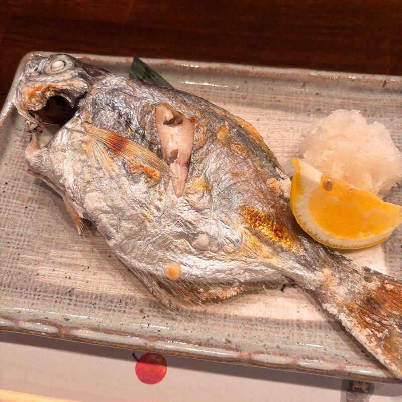 エボダイの塩焼き(寿司厨房 六山)