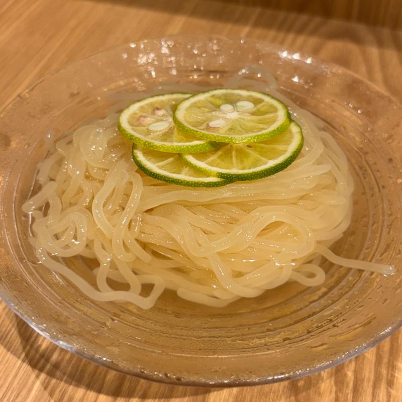 すだち冷麺(和牛小皿 しんうち 虎ノ門ヒルズ)