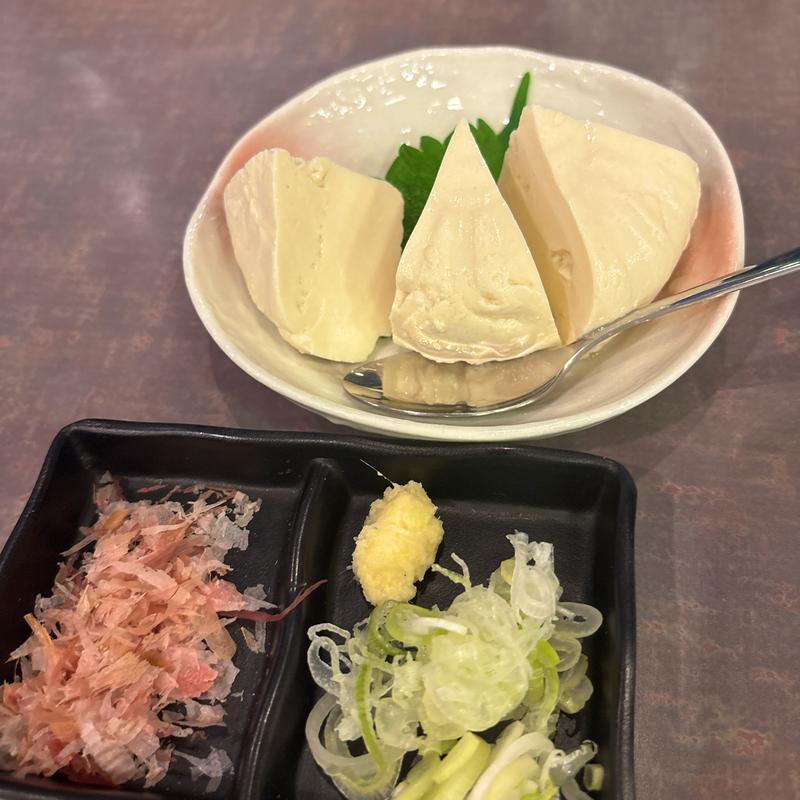 ざる豆腐(まえばし駅前天然温泉 ゆ～ゆ)