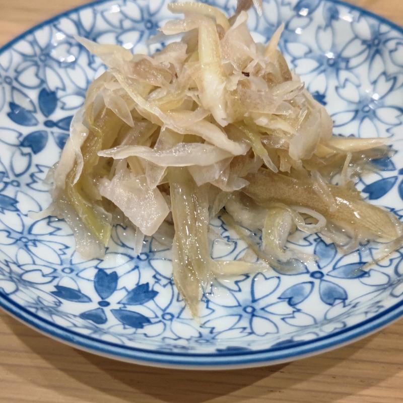 みょうが浅漬け(貝 刺身専門店 しらはら 関内)