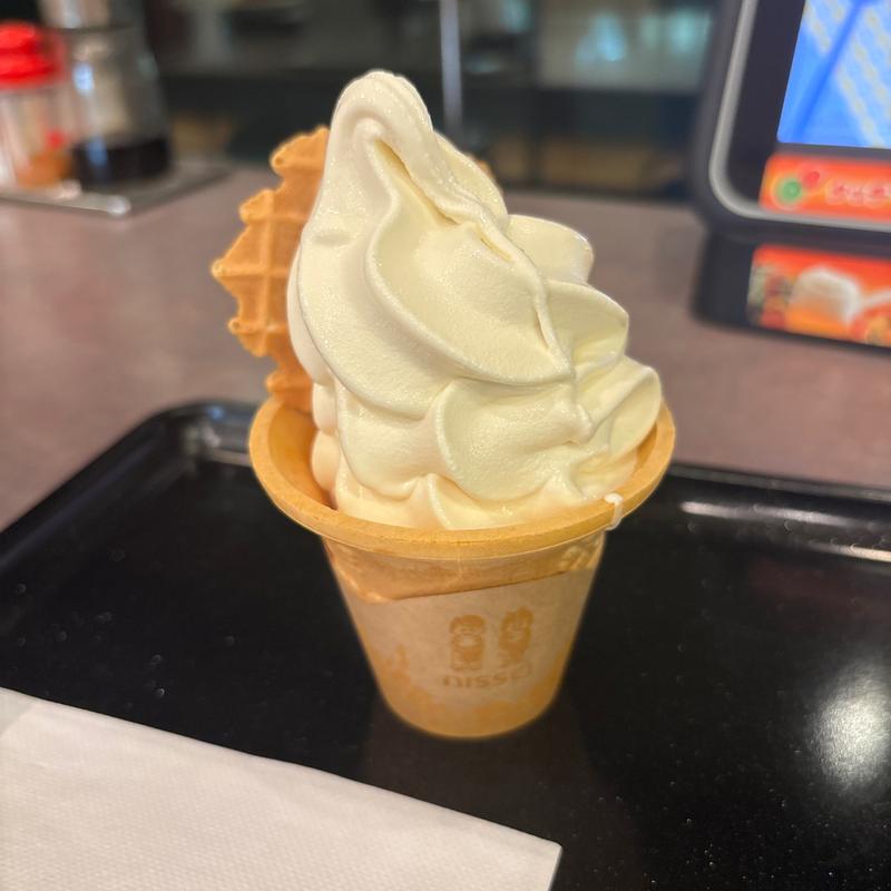 北海道ソフトクリーム(まえばし駅前天然温泉 ゆ～ゆ)