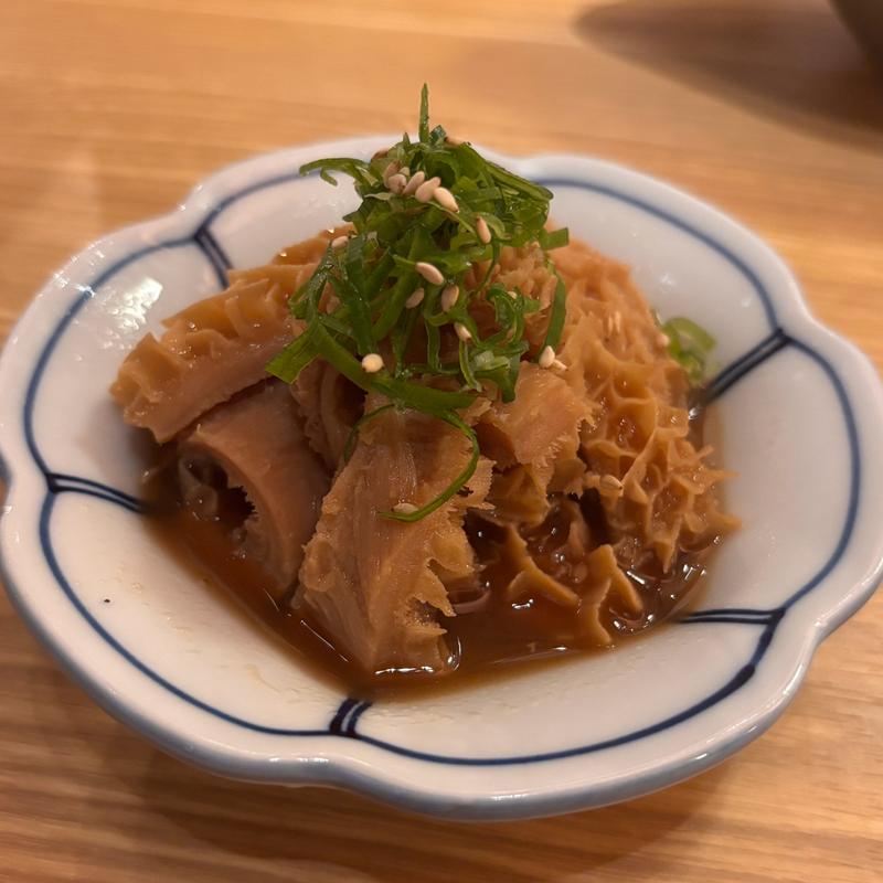 ハチノス青唐煮込み(和牛小皿 しんうち 虎ノ門ヒルズ)