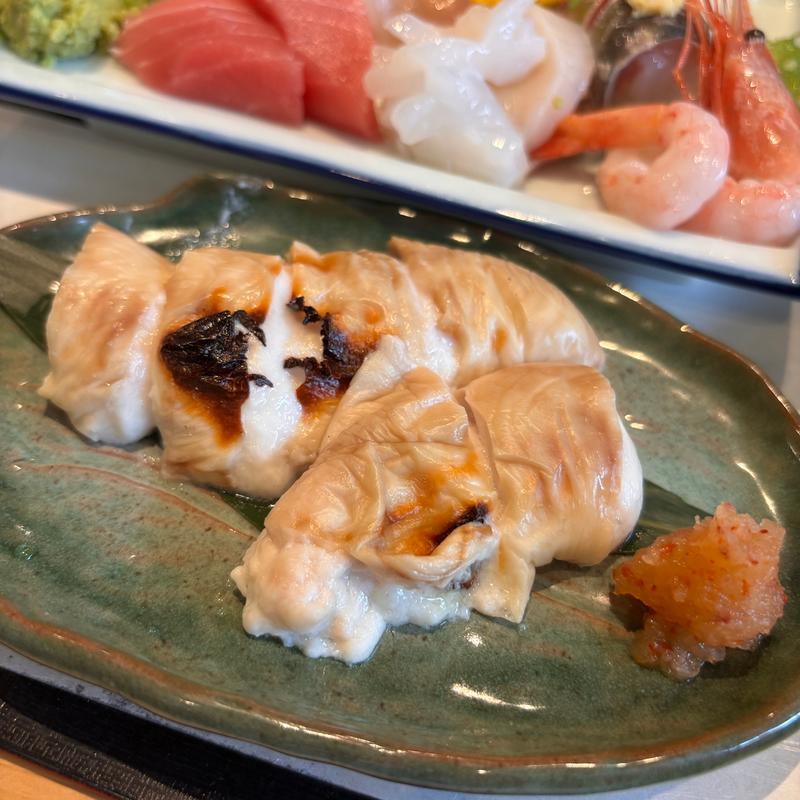 ふぐの白子焼き(寿司◯もと)