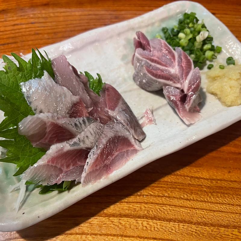 イワシの刺身(もつ焼き稲垣)