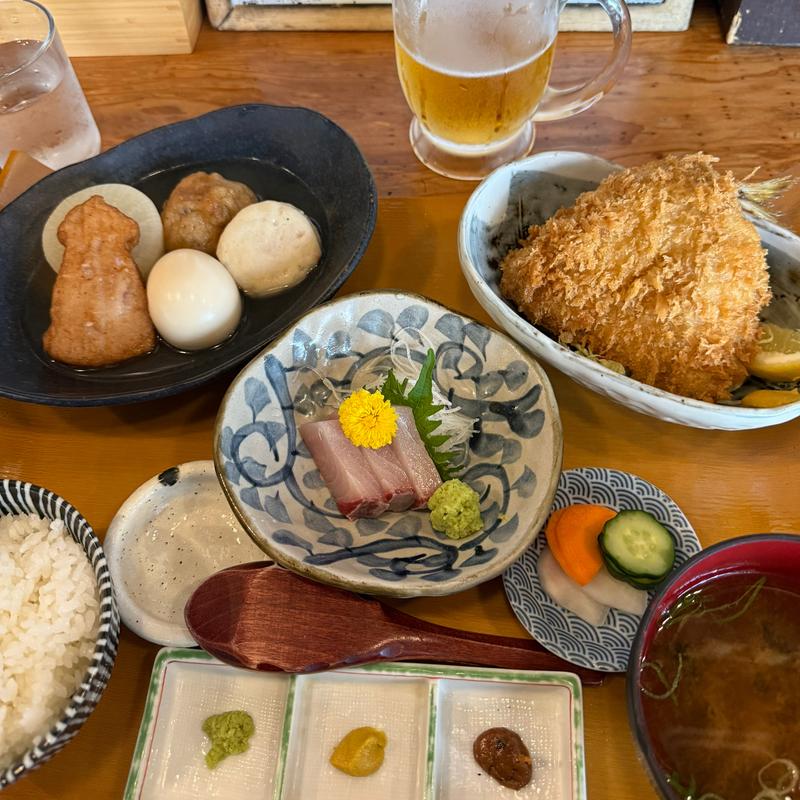 小田原おでん定食(一膳飯屋 八起)