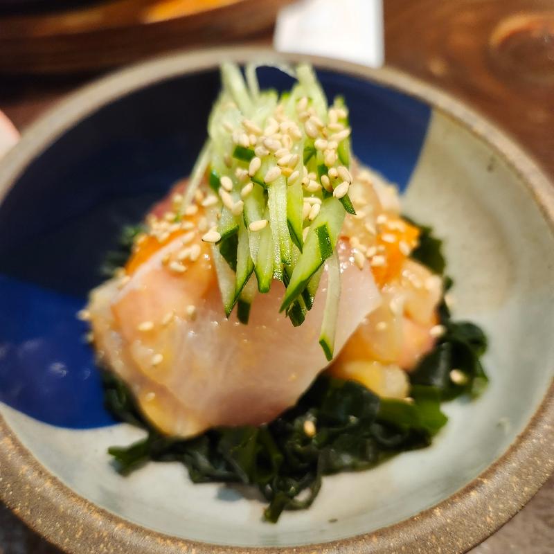 海鮮酢味噌和え(居酒屋くんか)