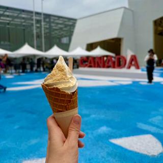 ソフトクリーム(カナダパビリオン)