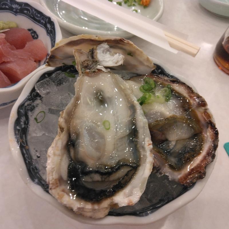 生牡蠣(浜焼き海鮮居酒屋 大庄水産 狛江店)