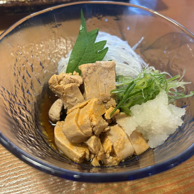 あん肝ポン酢(や台ずし 王寺駅北口町 （やたいずし）)