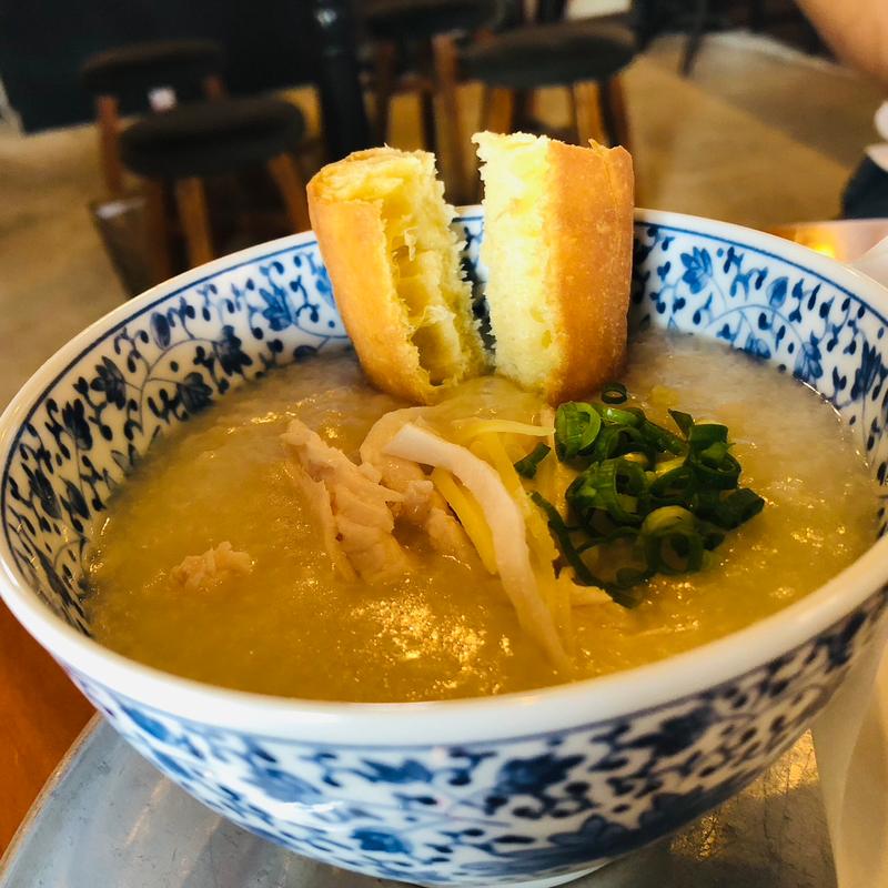 鶏粥_花籠(香蔵小吃 kozo xiaochi(コーゾーシャオチー))