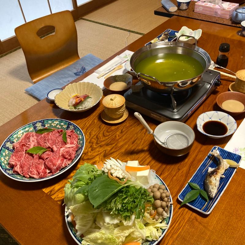 お茶しゃぶしゃぶ(落合荘 )