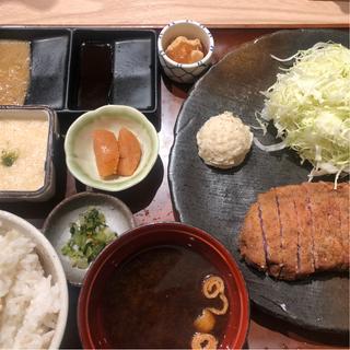 牛かつ定食S130g(牛かつ もと村 横浜ジョイナス店)