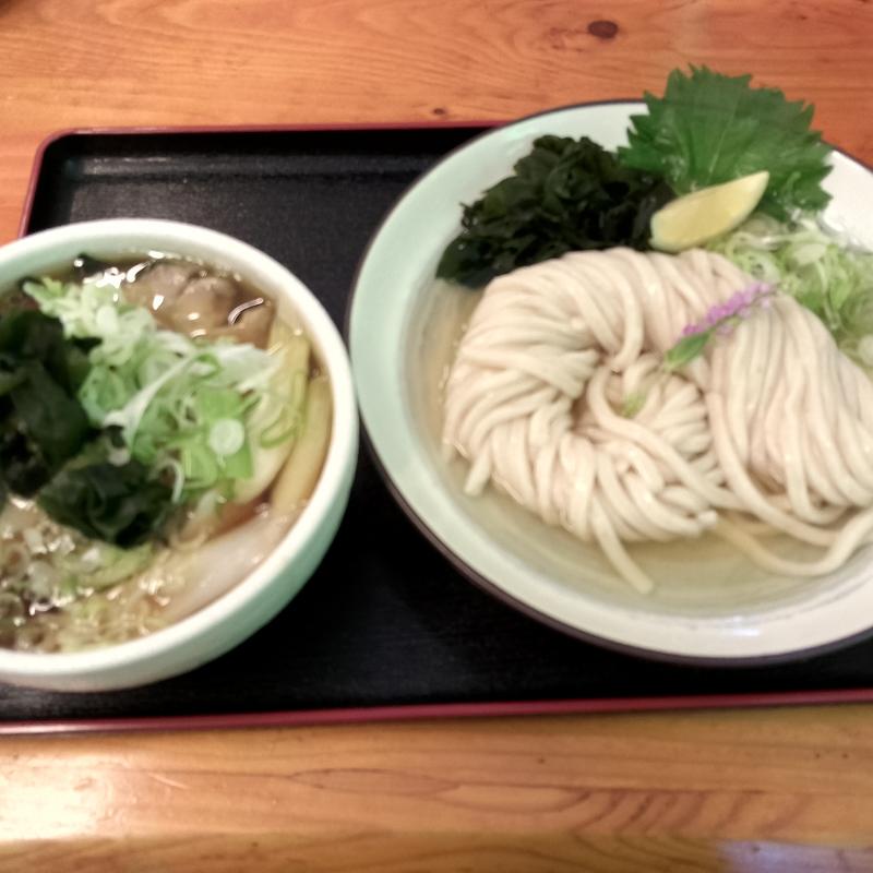 かしわつけ麺(うどん屋 仁（じん）)