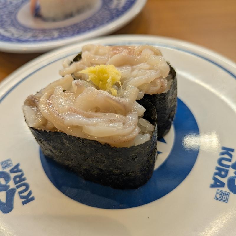 イカソーメン(くら寿司 由利本荘店)