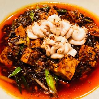麻婆白子(麻布十番 無鴨黒（なかもぐろ）)