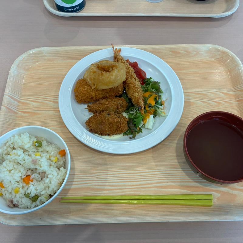 海鮮ミックスフライ定食(RESTAURANT ZAMA (Za!cafe))