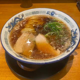 朝らーめん(平打ち麺or縮れ麺)(らーめん直方)