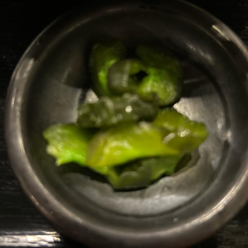 きゅうりの漬物(蕎麦切り くろ)