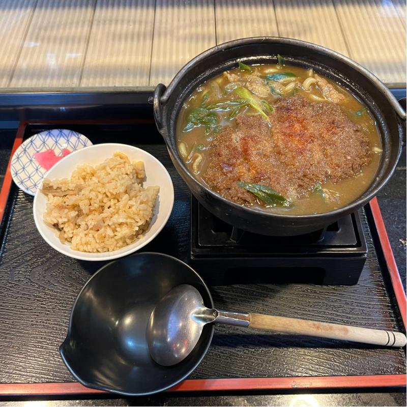 カツカレーうどん(三番所四国うどん)