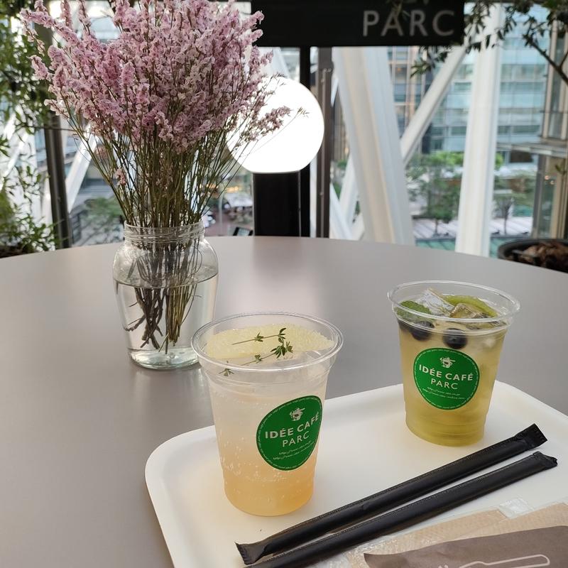 白茶とグレープフルーツのソーダ(IDÉE CAFÉ PARC)