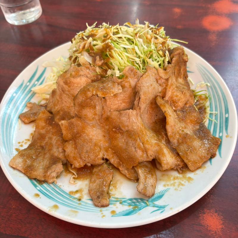 生姜焼き(明星飯店)