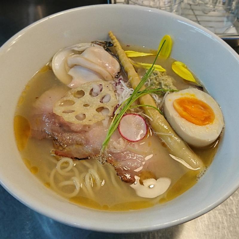 金目鯛と蛤の潮そば(Bonito Soup Noodle RAIK ボニートスープヌードルライク)