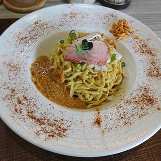 替え玉 赤雲丹のソース(つくばらーめん 鬼者語 )