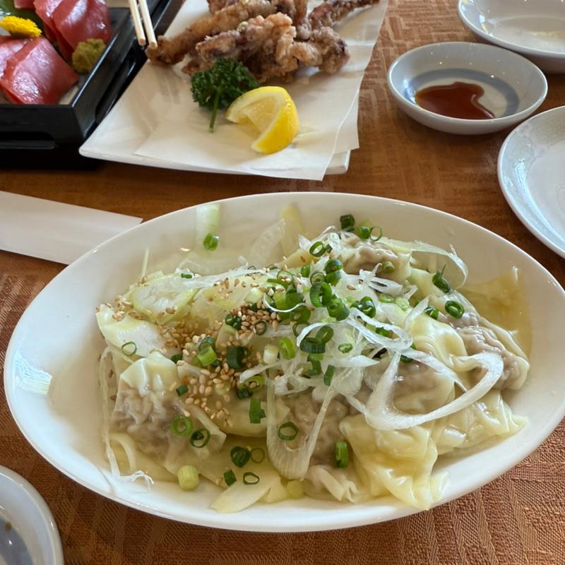 肉ワンタンピリ辛ダレ(東武藤が丘カントリー倶楽部レストラン )