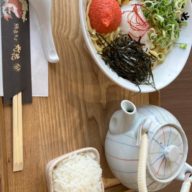 明太子まぜそば(鯛塩そば灯花 イオンモール岡崎店)