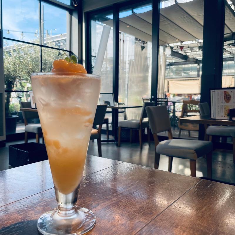 白桃スカッシュ(GROWERS CAFE)