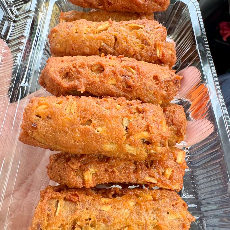 なまずのたたき揚げ(柳屋川魚天ぷら )