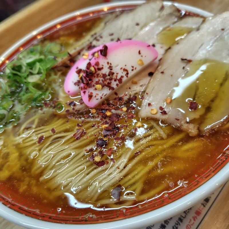 醤油味のらぁ麺玉子入り(中華そば 近藤)