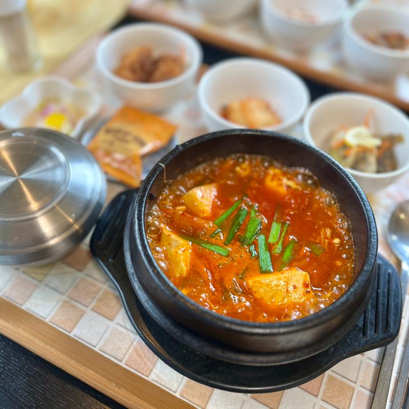 スンドゥブ定食(韓国料理 明洞)