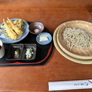 海老・野菜天ざるそば(田舎そば家　水楓亭 （スイフウテイ）)