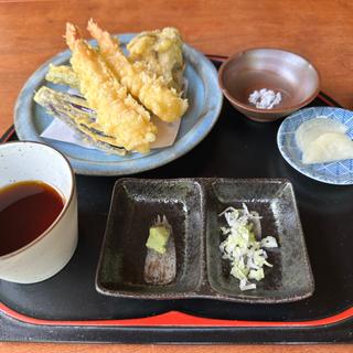 海老・野菜天ざるそば