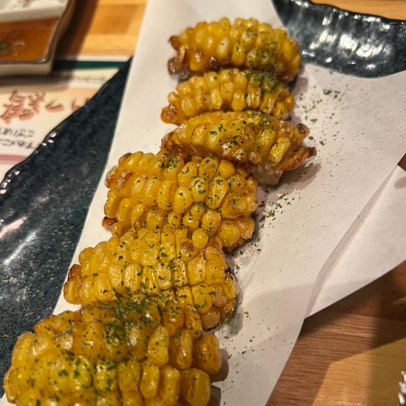 揚げとうもろこし(やきとりやさんあっ鶏)