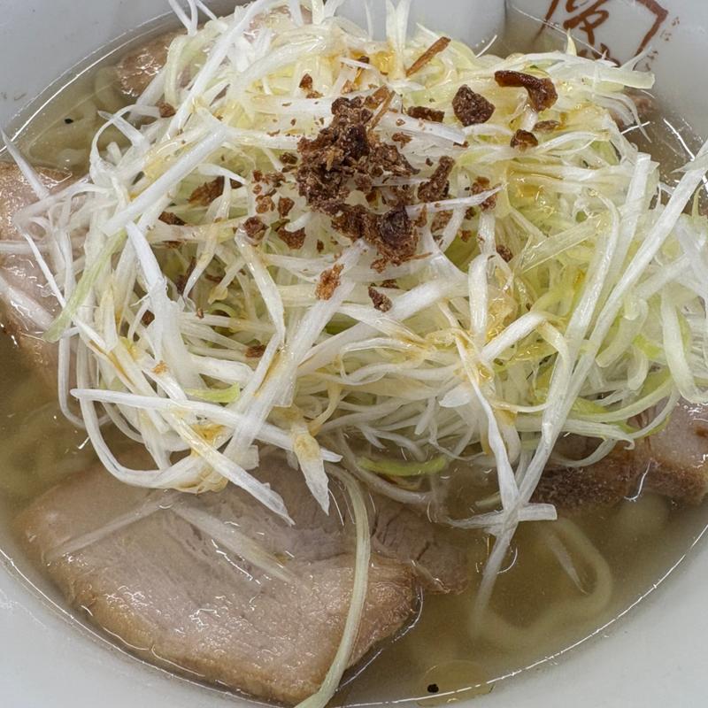 青唐ねぎ塩ラーメン(喜多方ラーメン坂内 練馬中央店)