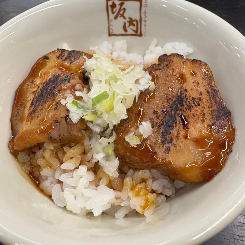 ミニチャーシュー丼(喜多方ラーメン坂内 練馬中央店)