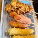 ウインナーの串揚げ