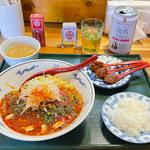 麻婆麺3辛＋辛スプーンx3(麻婆豆腐 めしとさけ だるま)