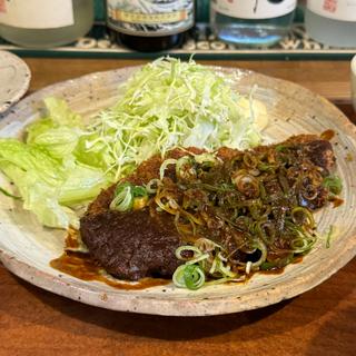 豚ロースかつ定食(ねぎみそ)(ショクシャ （Shokusha）)